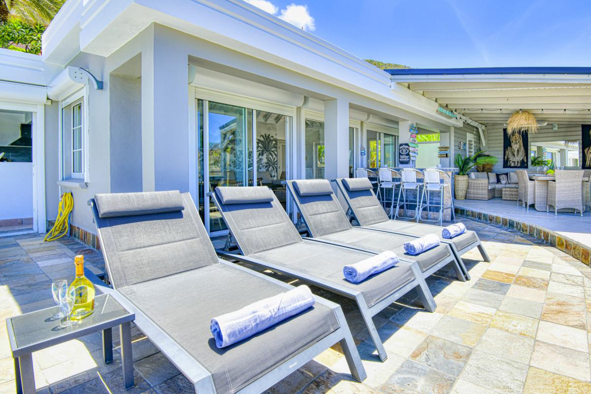 Location villa à la Baie Orientale Saint Martin_ Terrasse - 6